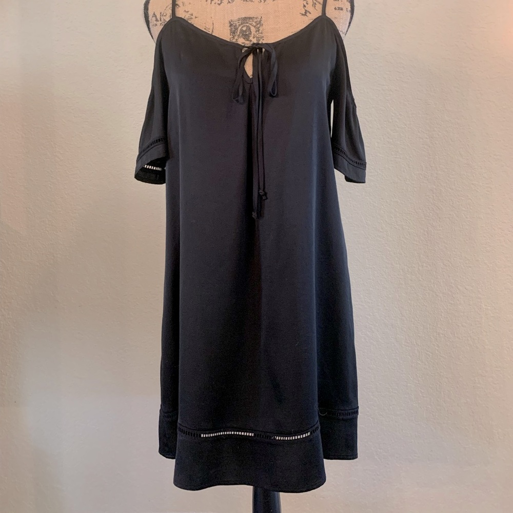 Cold shoulder LBD Little Black Dress